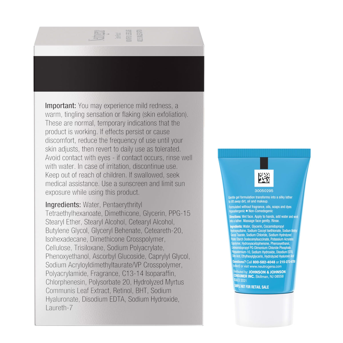 Neutrogena jar on bathroom counter in routine setting for hydrated skin