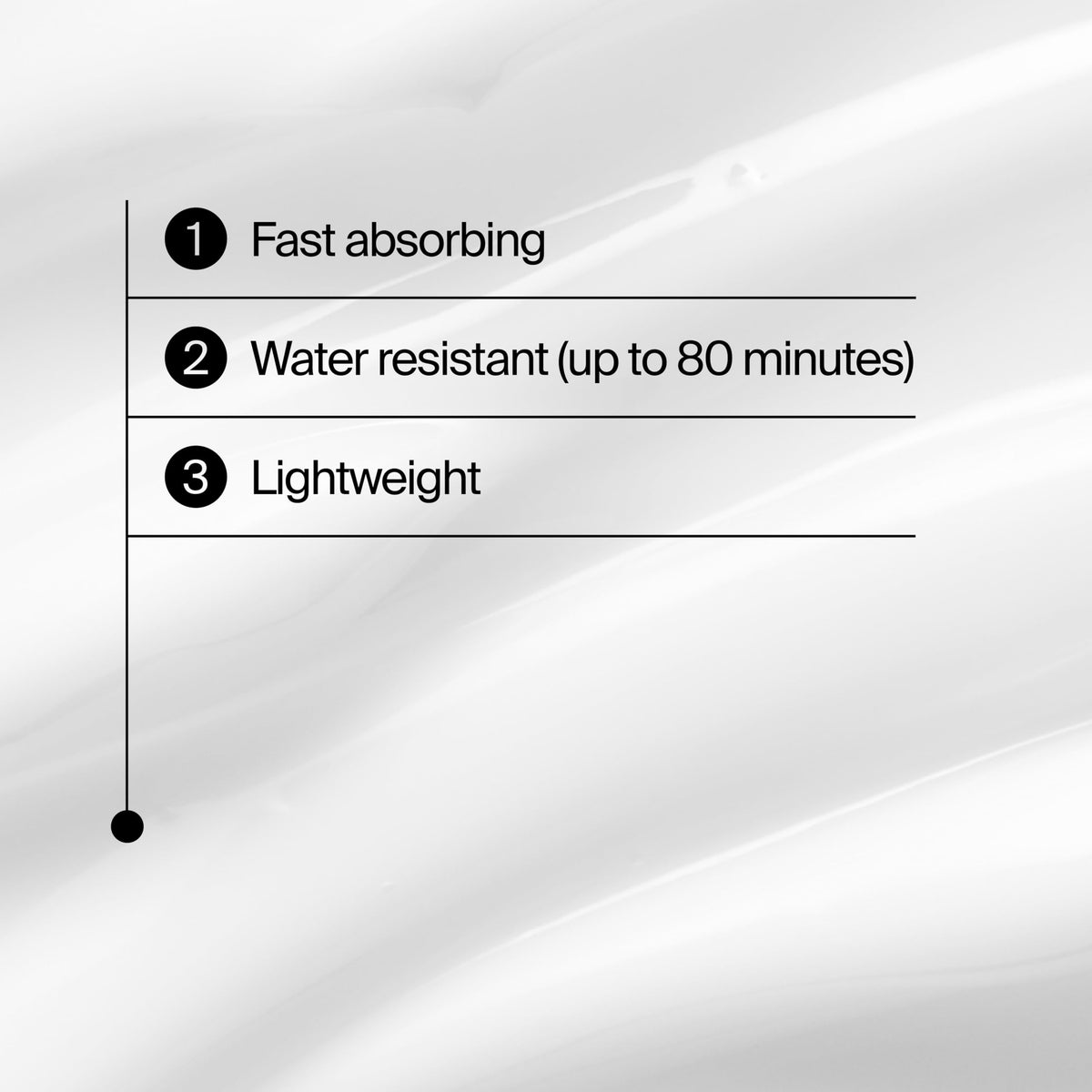 Neutrogena product being applied to arm demonstrating smooth, even coverage