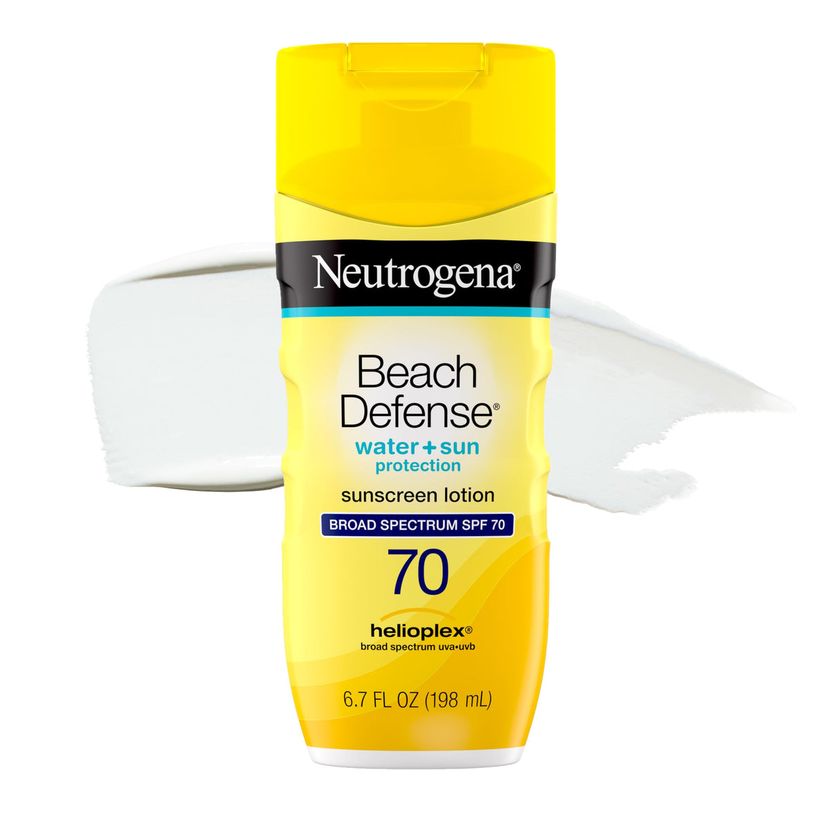 Neutrogena front packaging showing SPF 70 protection and easy identification