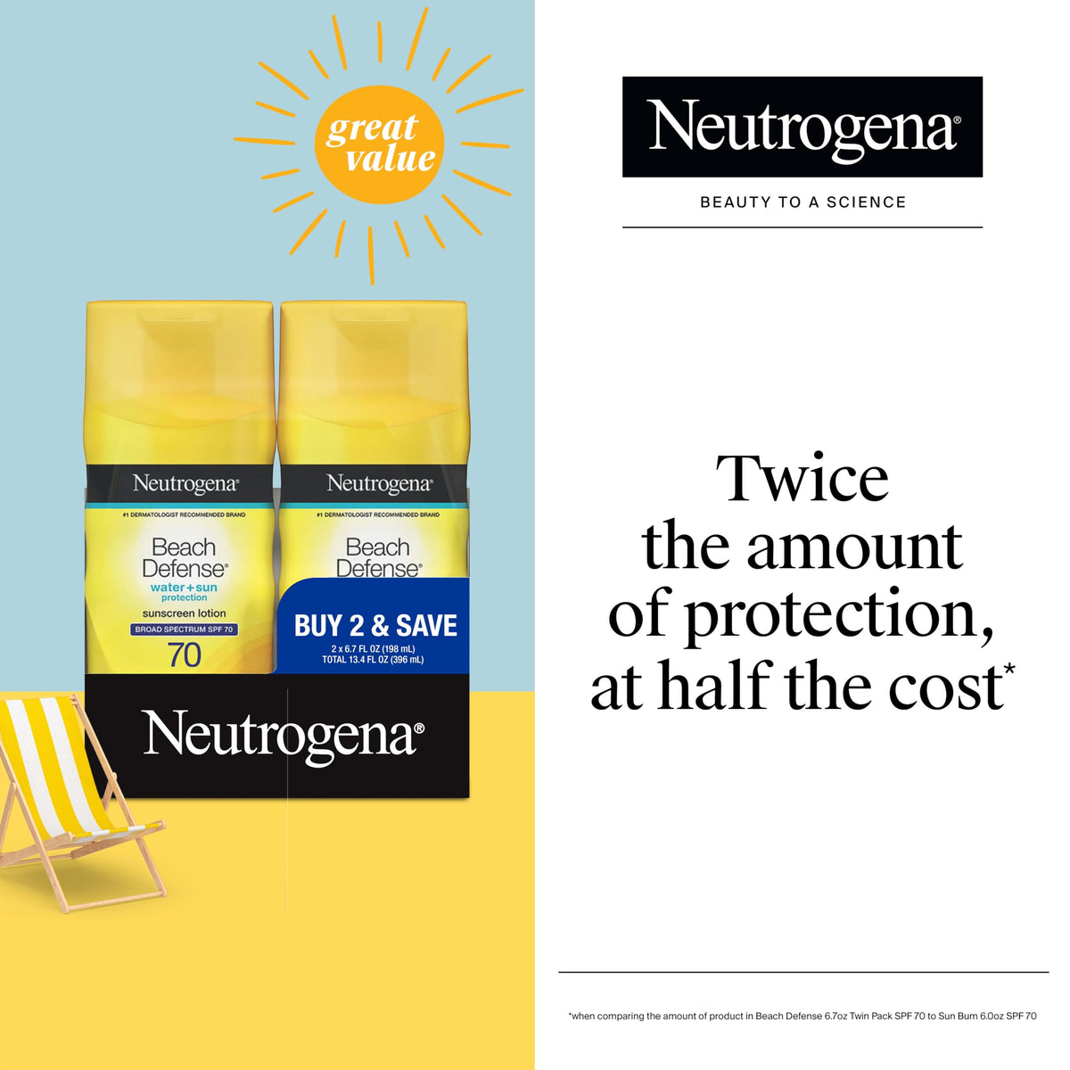Neutrogena product label close-up highlighting Hawaii Act 104 compliant ingredients