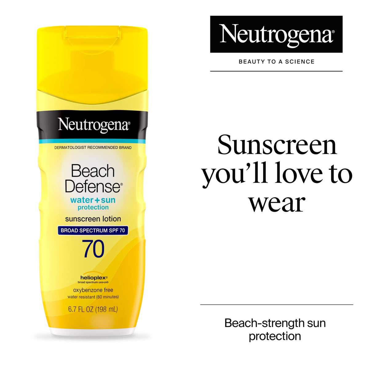 Neutrogena lotion texture close-up showing fast-absorbing, non-greasy finish