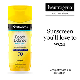 Neutrogena lotion texture close-up showing fast-absorbing, non-greasy finish