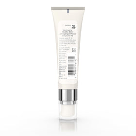 Neutrogena before and after demonstrating visibly smoother, more even-looking skin