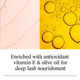 Neutrogena before and after lashes showing visible length without clumps