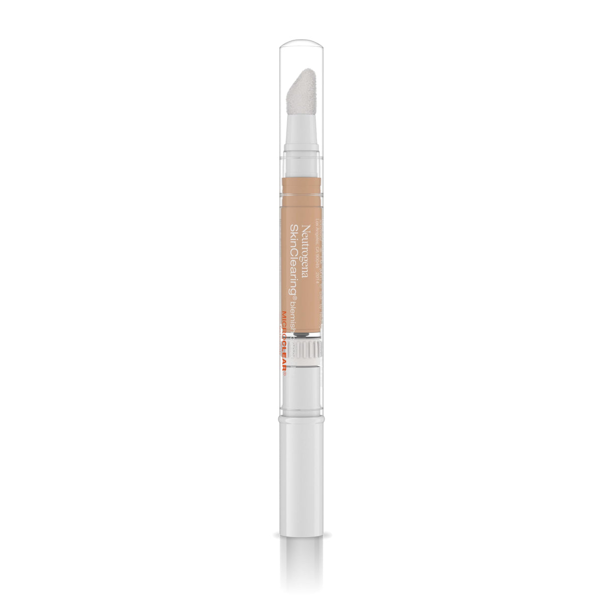 Neutrogena applicator tip delivering precise dots of concealer for targeted concealment