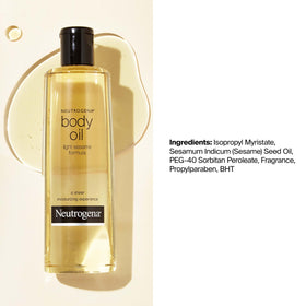 before and after skin image showing Neutrogena oil smoothing and softening