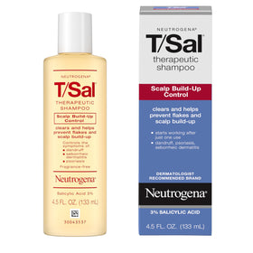 Neutrogena bottle beside a ruler showing 4.5 fl oz size for travel convenience