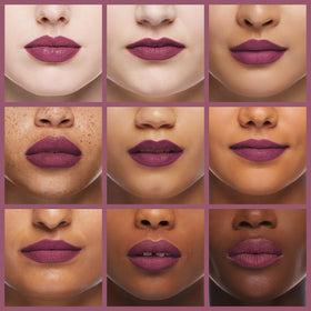 Neutrogena applied on model lips illustrating sheer berry tint and natural enhancement