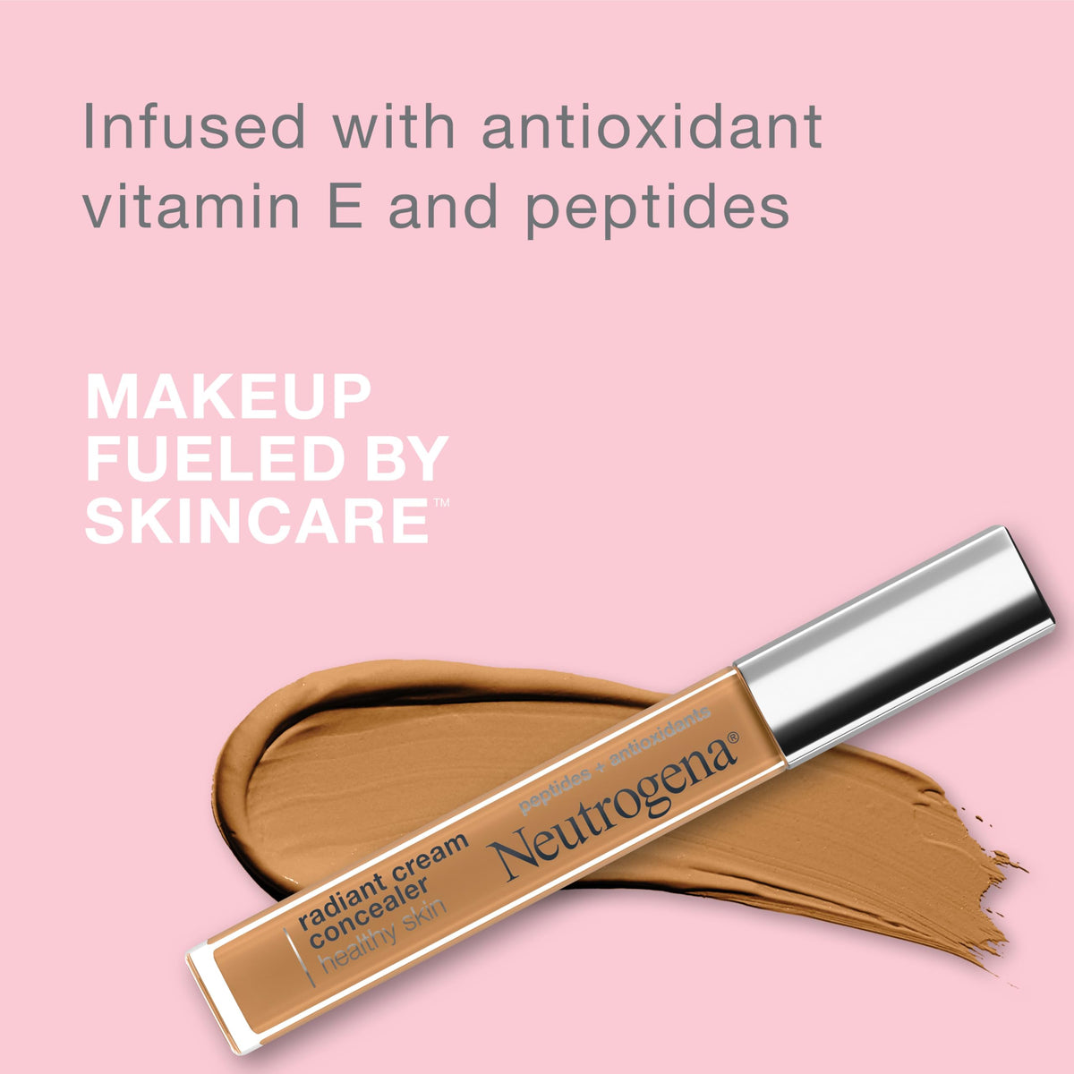 Neutrogena Brulee tube cap detail illustrates easy dispensing benefit