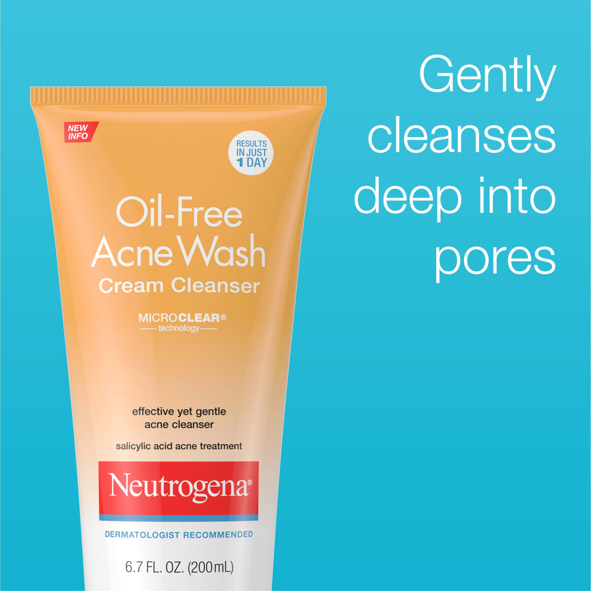 Neutrogena cap and dispense detail demonstrating easy controlled application benefit