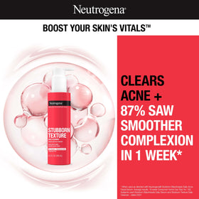 Neutrogena texture close-up of gel lather highlighting exfoliating feel