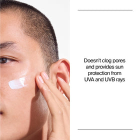 Neutrogena lotion being applied to hand for lightweight coverage benefit