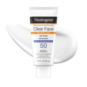 Neutrogena front tube showing SPF 50 protecting skin all day