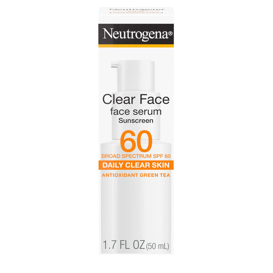 Neutrogena front packaging showing SPF 60 and benefits