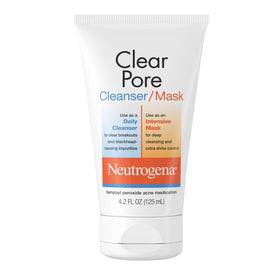 Neutrogena tube front packaging showing product and acne treatment benefit