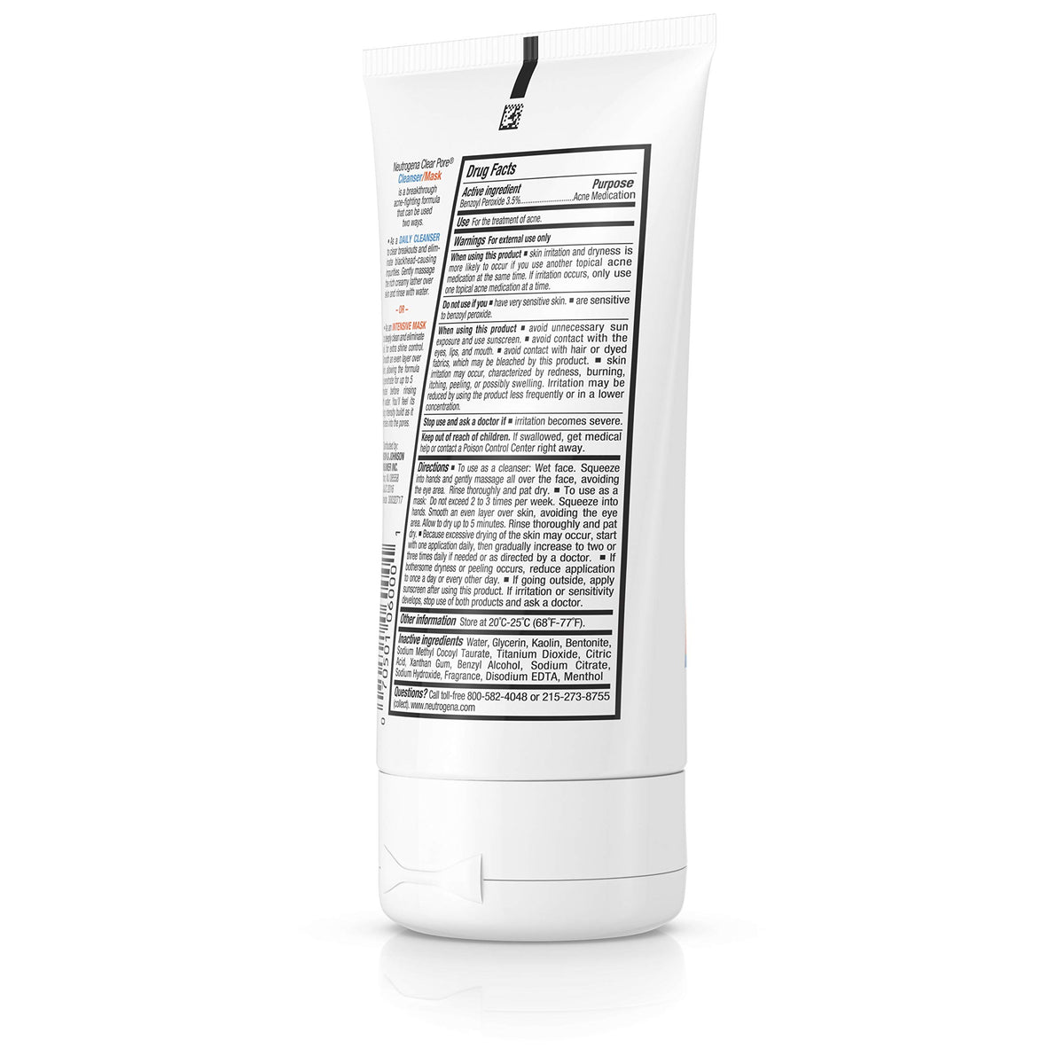 Neutrogena rinsing mask off to show clean removal and refreshed skin