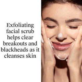 Neutrogena close-up of microbeads and texture demonstrating gentle exfoliation