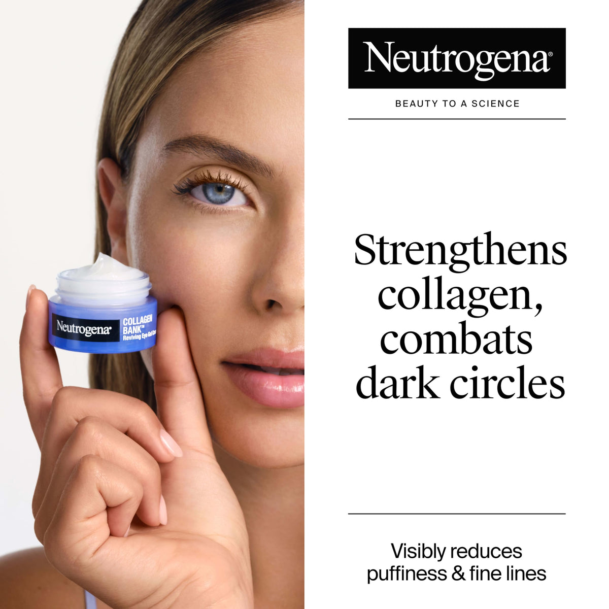 Neutrogena close-up of silky gel-cream texture that hydrates and smooths