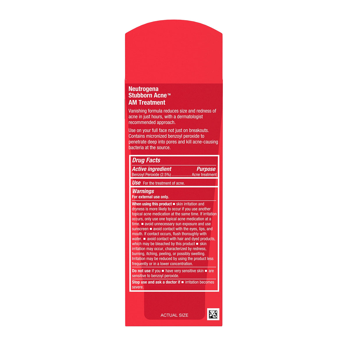 Neutrogena product paired with PM treatment to support clearer skin