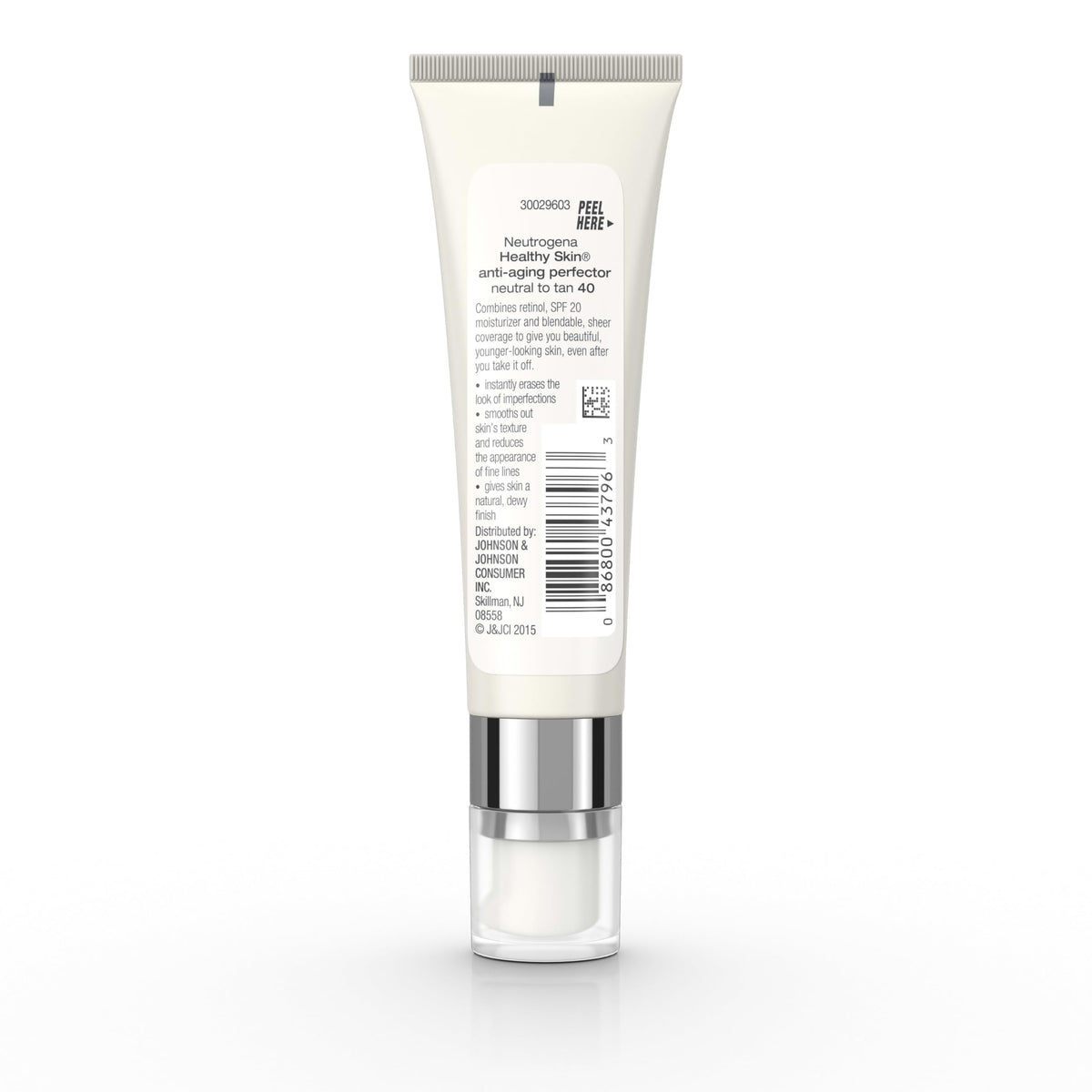 Neutrogena before and after comparison demonstrating smoother appearance