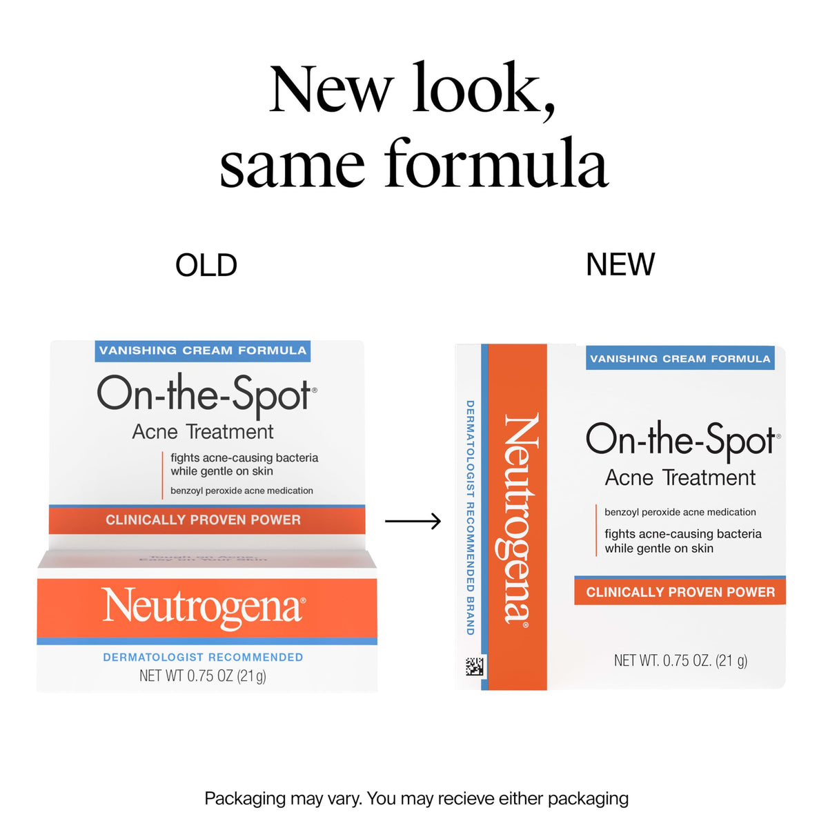 Neutrogena cream texture close-up showing lightweight absorbency