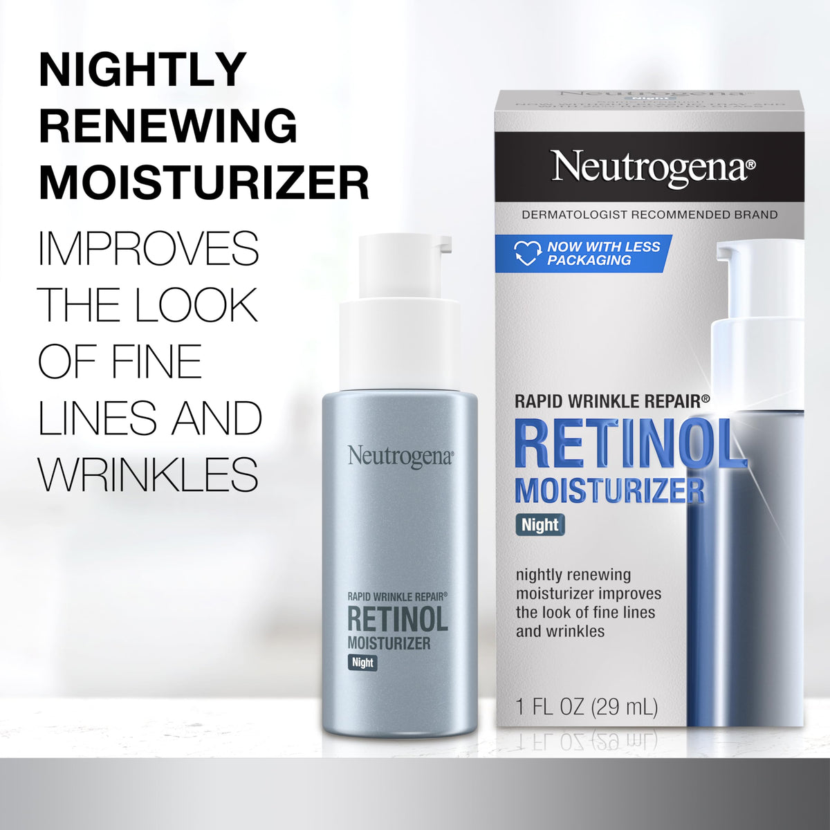 Neutrogena texture close-up highlighting smooth cream for instant hydration benefit