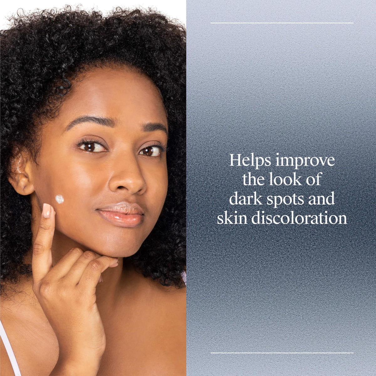 Neutrogena close-up of serum dropper showing silky texture and easy application benefit