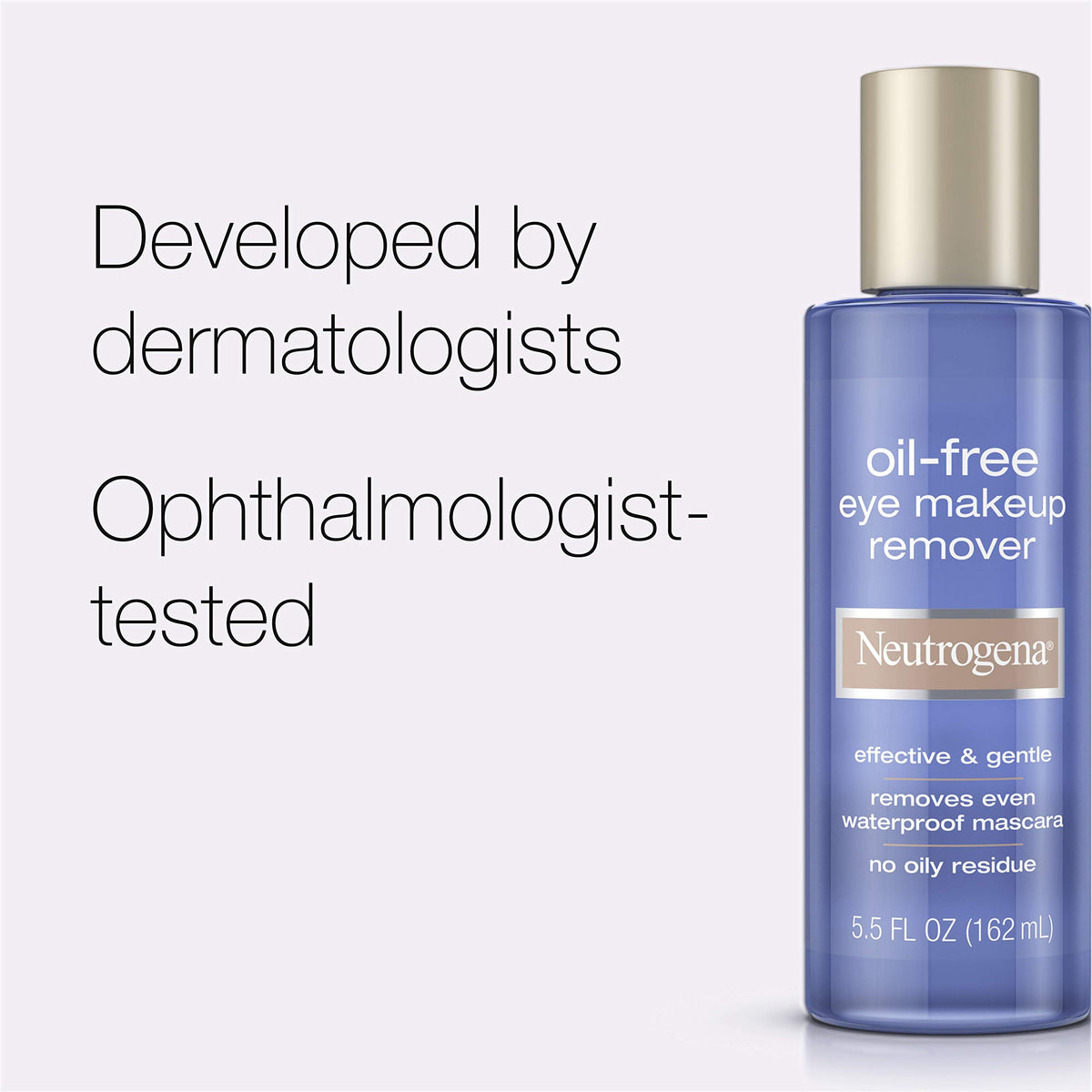 Neutrogena dual-phase liquid mixing after shaking for faster makeup removal