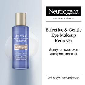 Neutrogena dual-phase liquid mixed after shaking demonstrating effective makeup dissolution