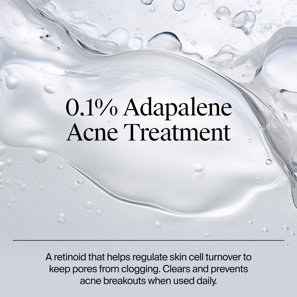 Neutrogena gel applied on hand to show spreadability benefit