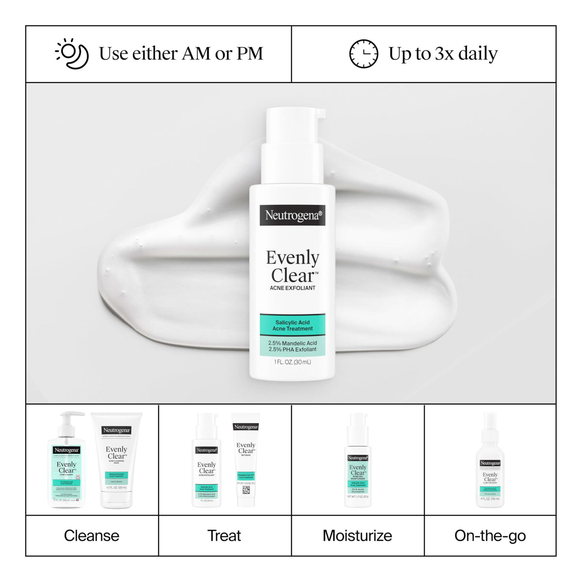 Neutrogena product staged in bathroom routine for daily use