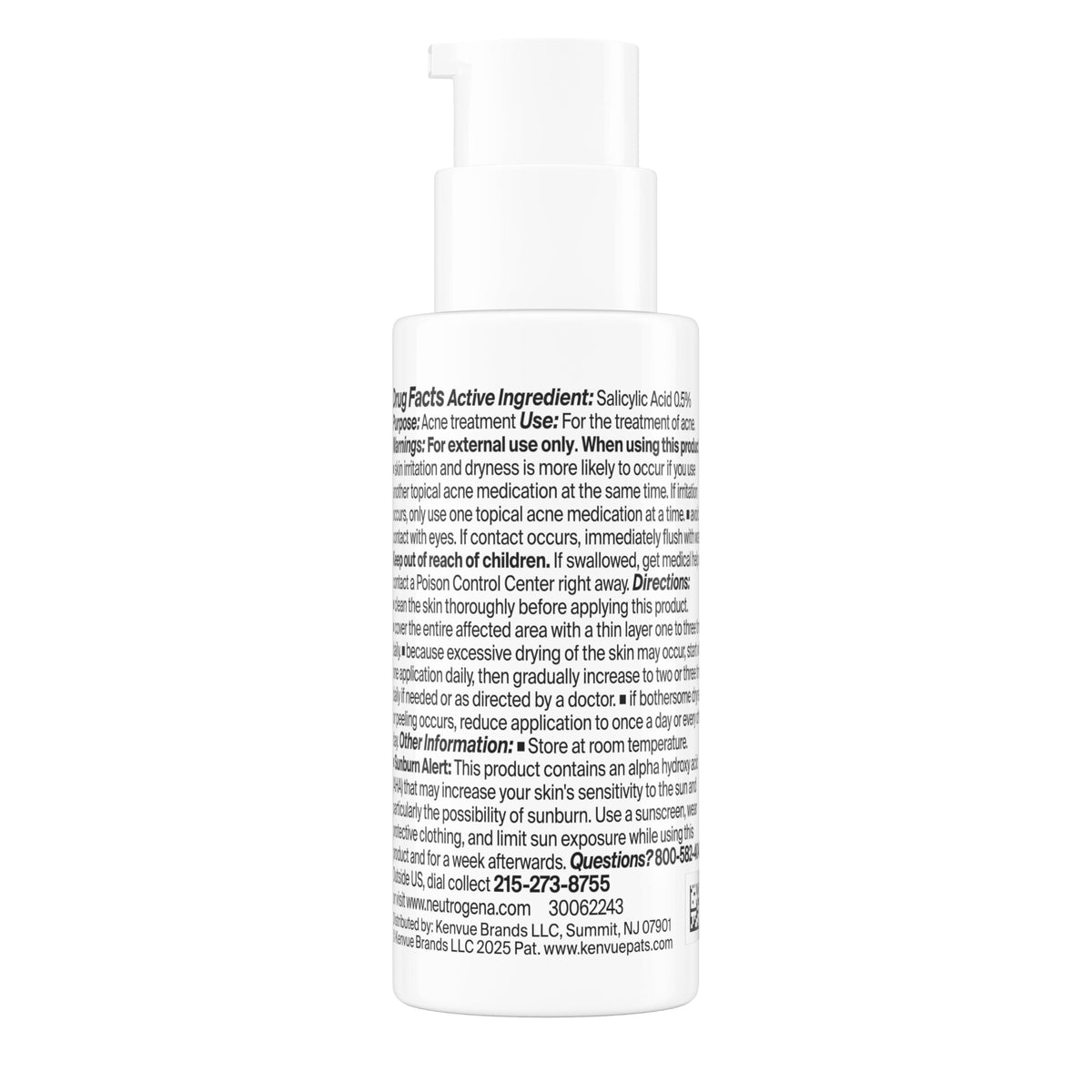 Neutrogena serum absorbing into skin showing quick absorption