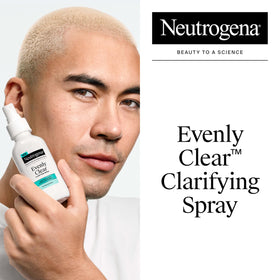 Neutrogena spray nozzle close-up highlighting even mist delivery for quick refresh
