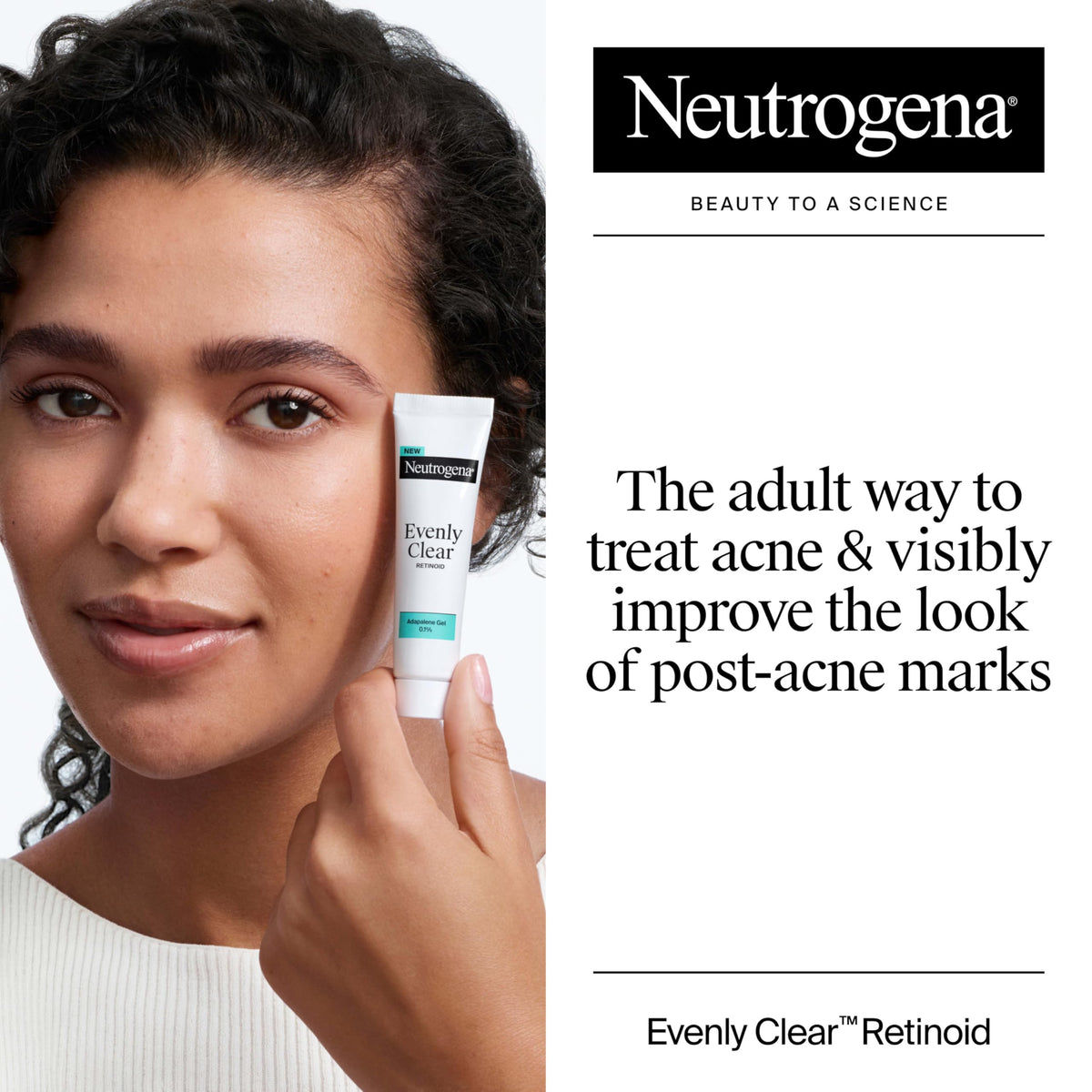 Neutrogena tube close‑up highlighting applicator and convenience