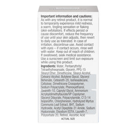 Neutrogena illustrated before-and-after eye area to show reduced fine lines benefit