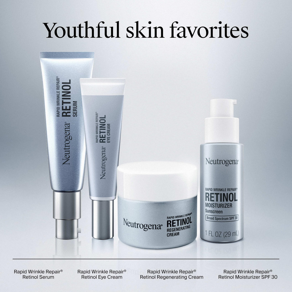 Neutrogena applying cream to face during morning routine demonstrates lightweight finish