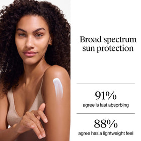 Neutrogena used on face under makeup showing smooth, non-greasy finish