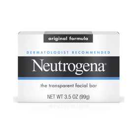Neutrogena facial bar front packaging shows clean design and product benefit