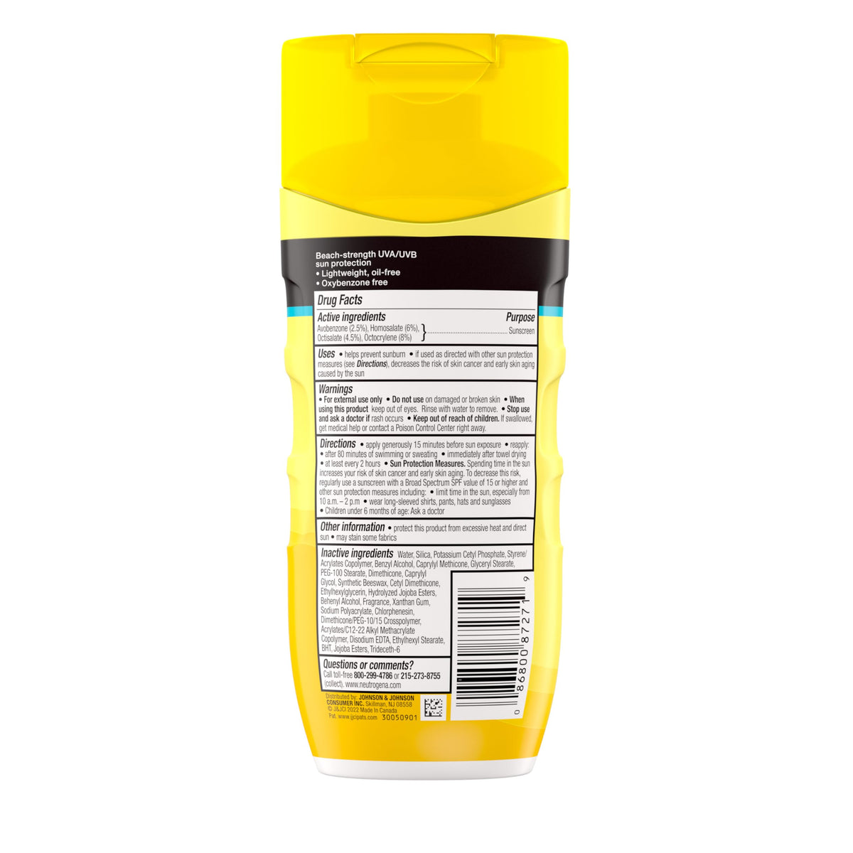 Neutrogena used by family at beach showing broad protection during outdoor fun