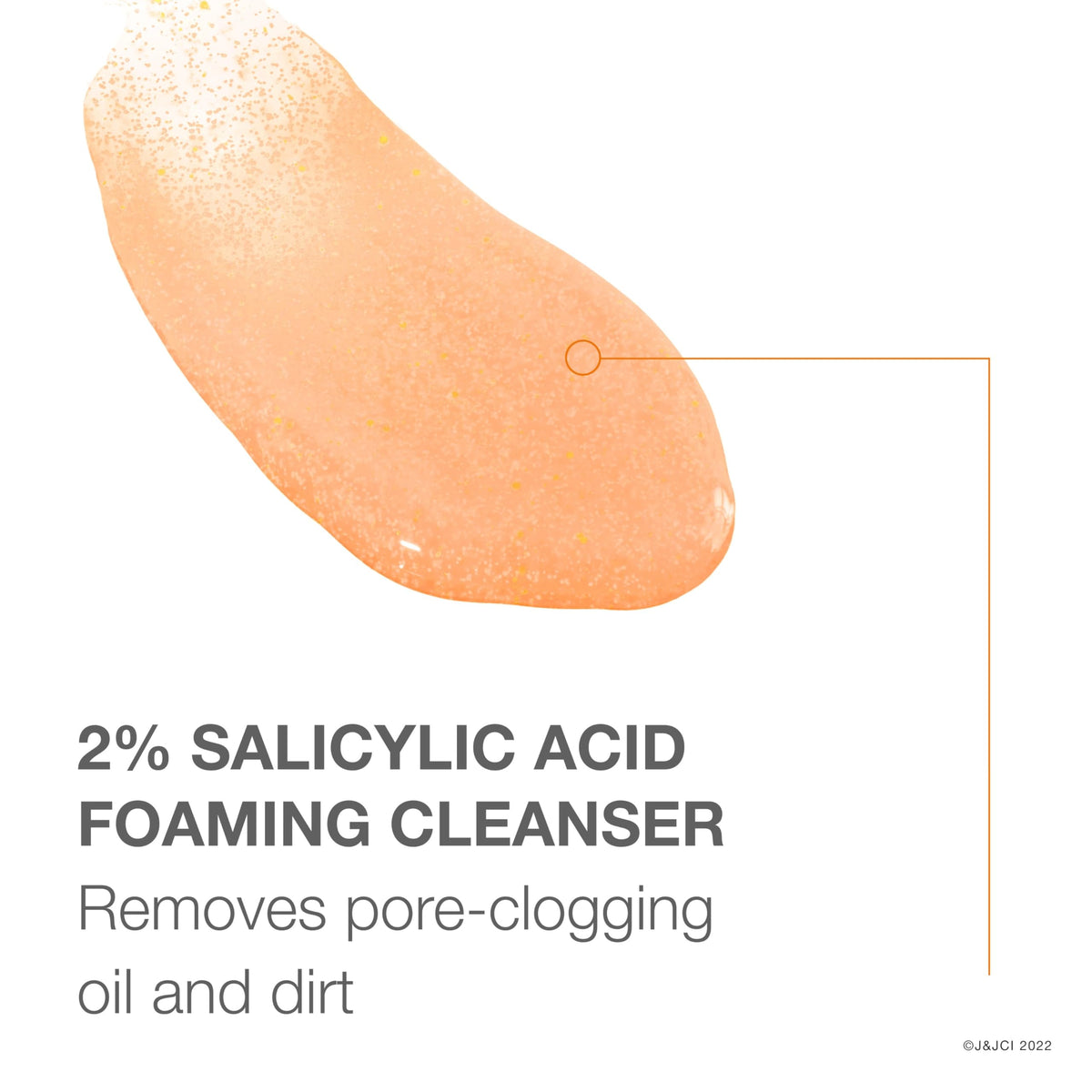 Neutrogena foaming lather in hand illustrating effective pore cleansing