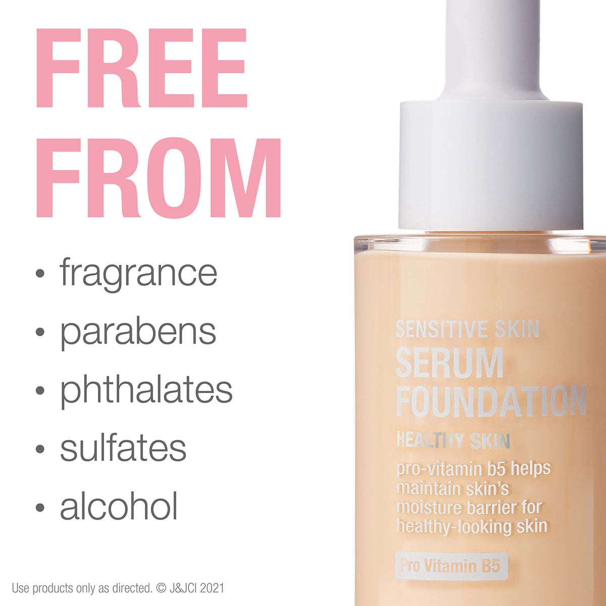 Neutrogena foundation poured on palette to show fluid consistency