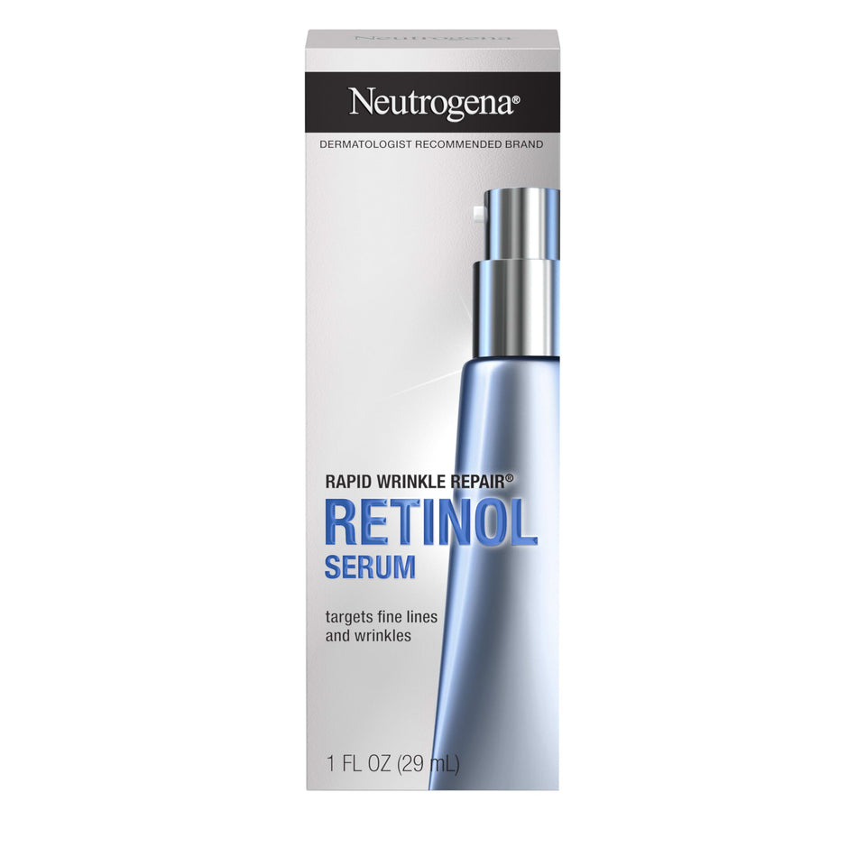 Neutrogena front bottle showing 1 fl oz size and brand for quick recognition and trust