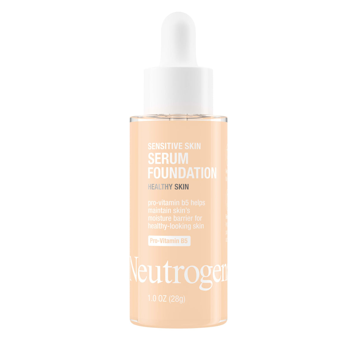 Neutrogena front bottle Light 01 showing product and cap for easy identification and convenience