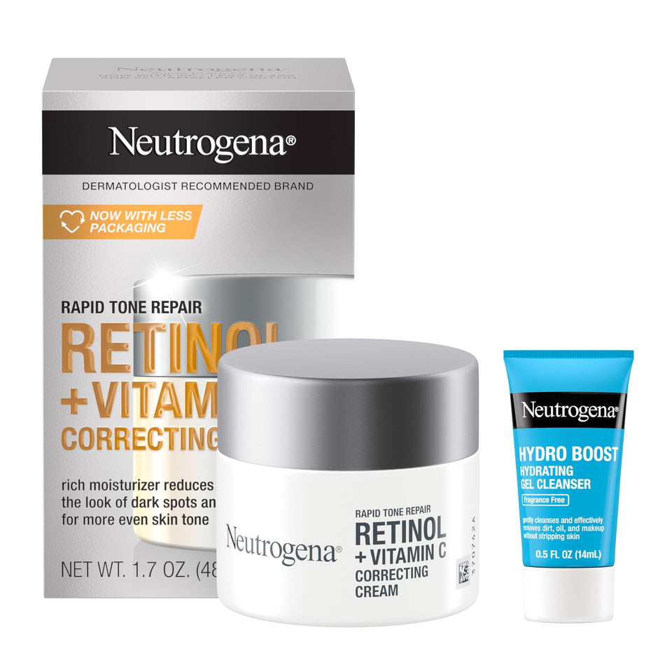 Neutrogena front jar showing label and packaging benefits