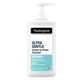 Neutrogena front packaging 8.5 oz showing product and benefit of gentle daily cleansing