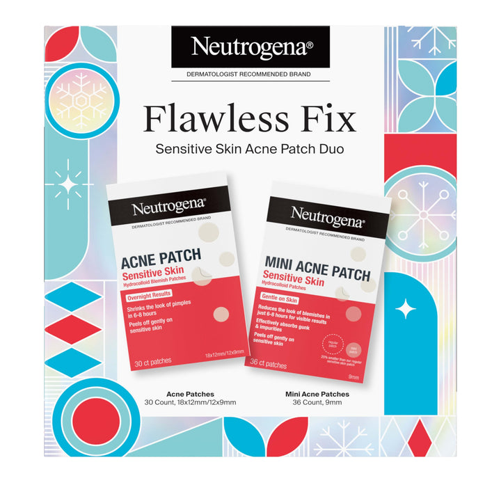 Neutrogena front packaging showing duo set and count, clear organization benefit