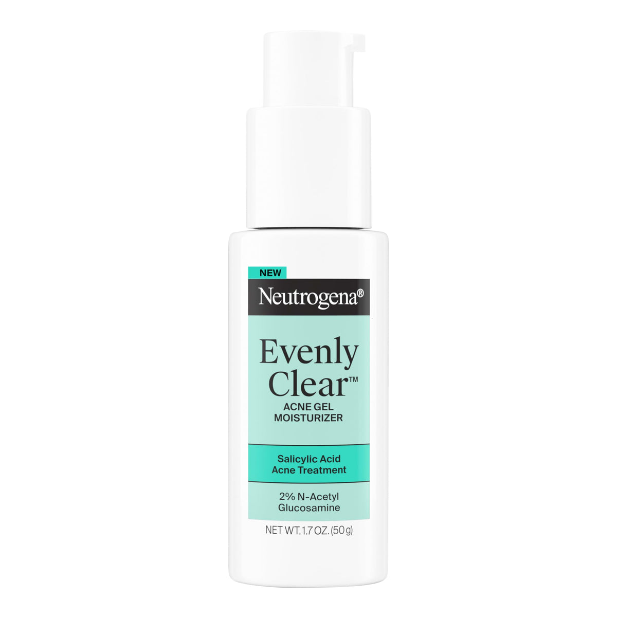 Neutrogena front packaging showing gel moisturizer and branding benefits