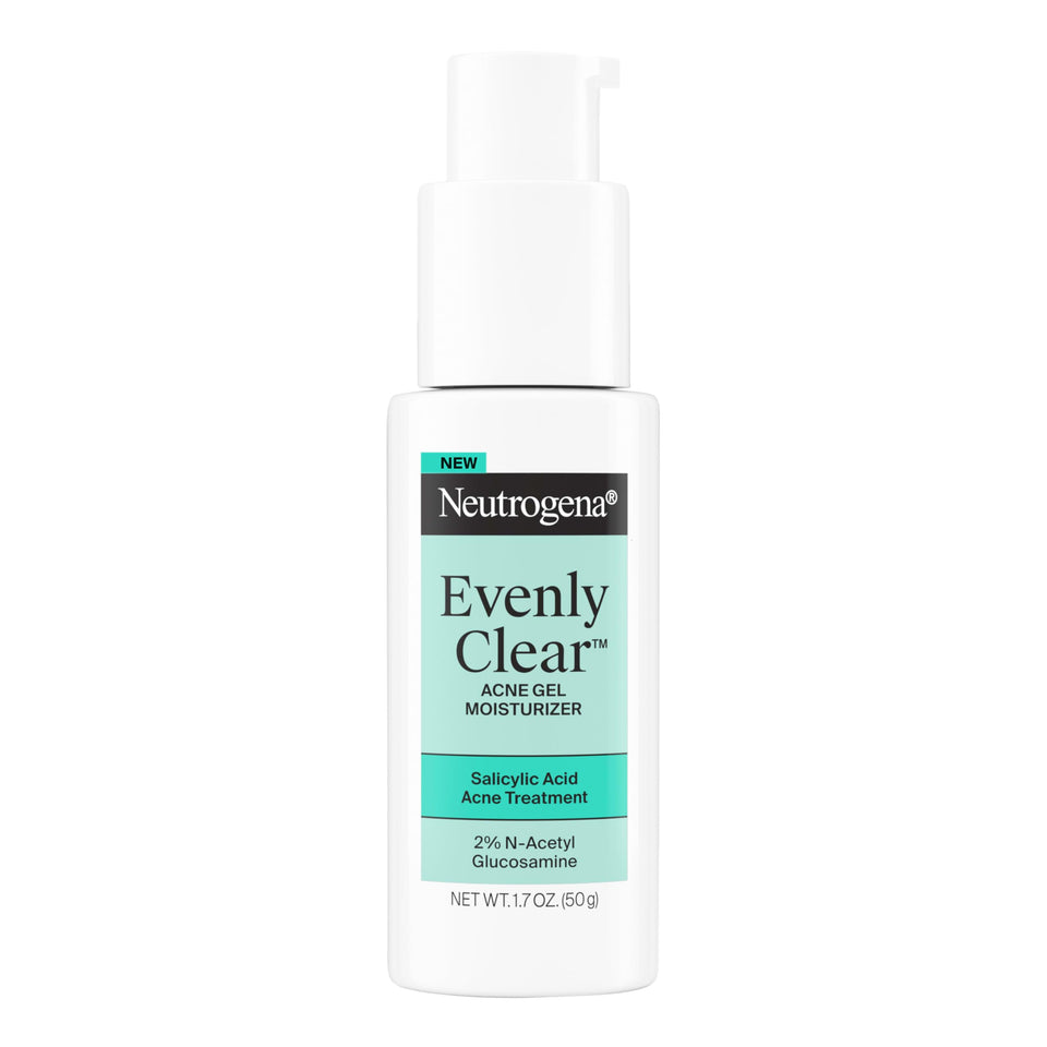 Neutrogena front packaging showing gel moisturizer and branding benefits