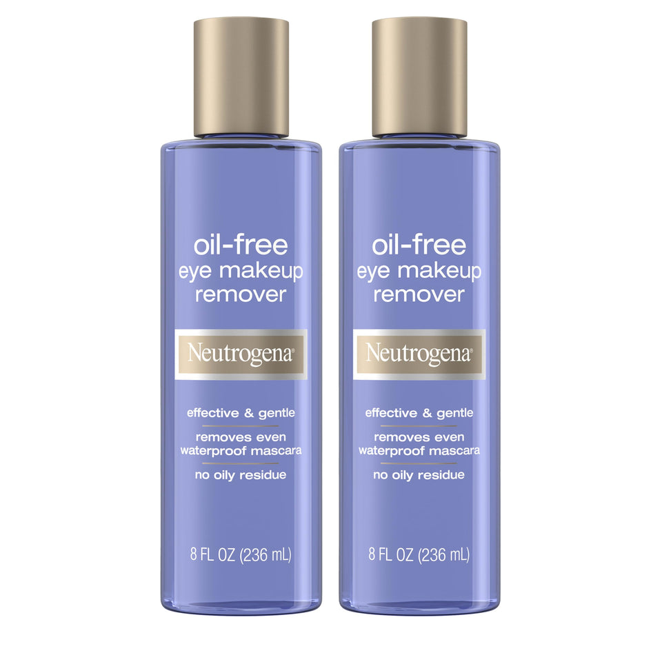 Neutrogena front packaging showing twin bottles and clear label for easy identification and value