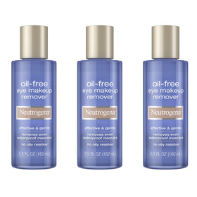 Neutrogena front packaging showing three bottles and easy use benefit